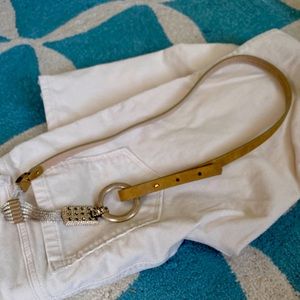 White House Black Market Leather Belt